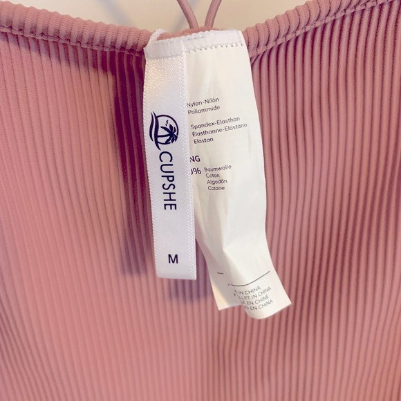 CUPSHE Alexia Strappy Bodysuit in pink size M - Picture 4 of 5